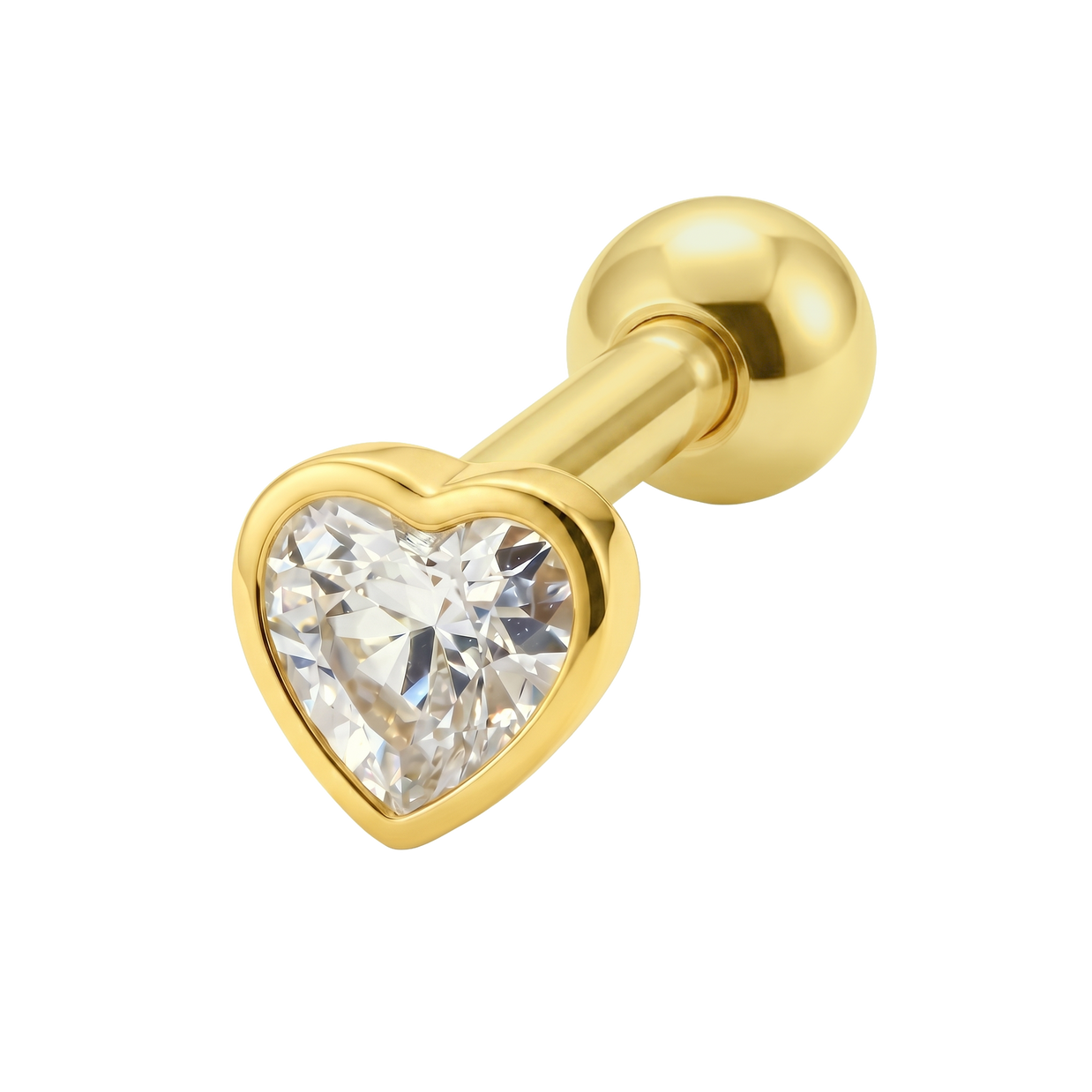 Lovely Heart Helix Ear Piercing TIP-3730