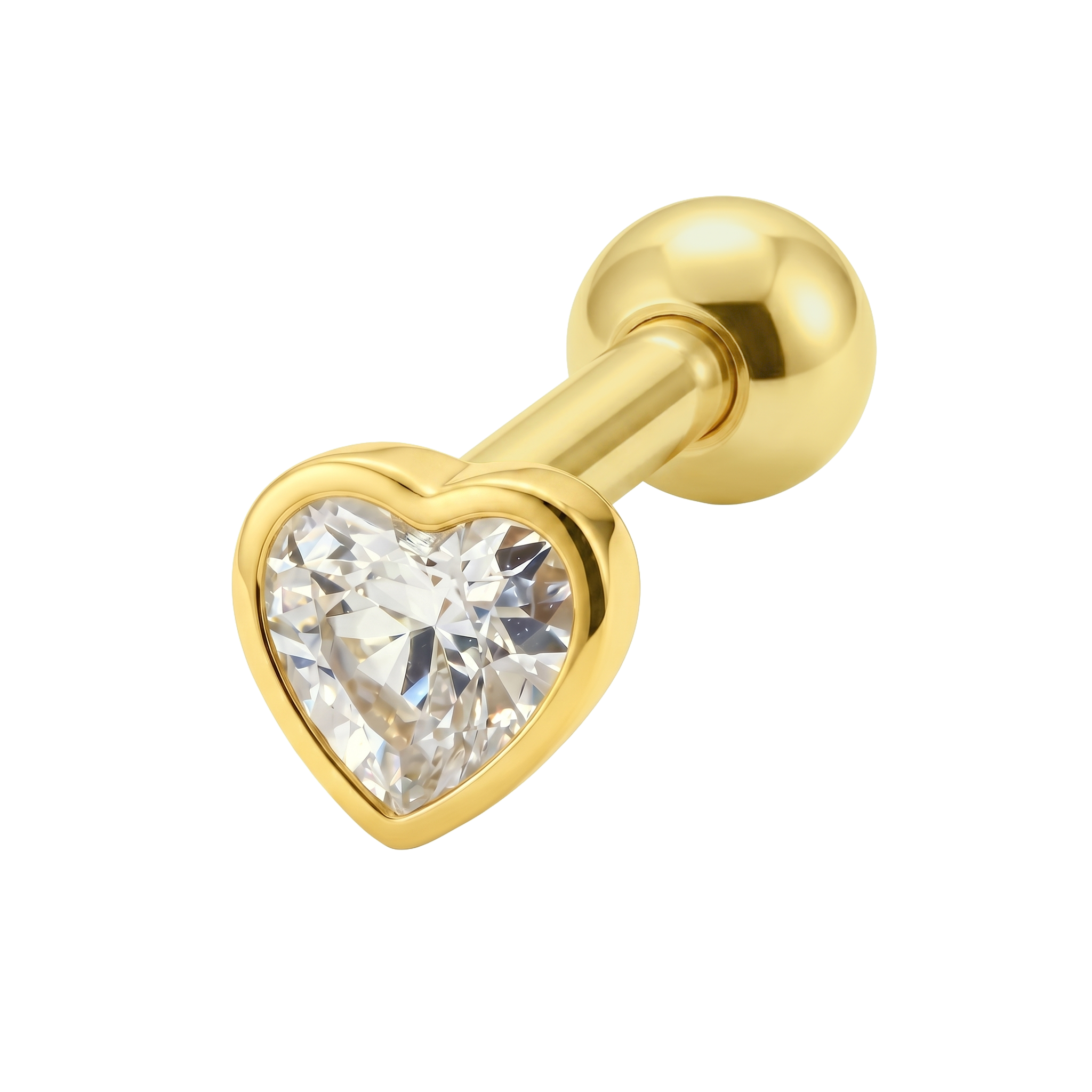 Lovely Heart Helix Ear Piercing TIP-3730
