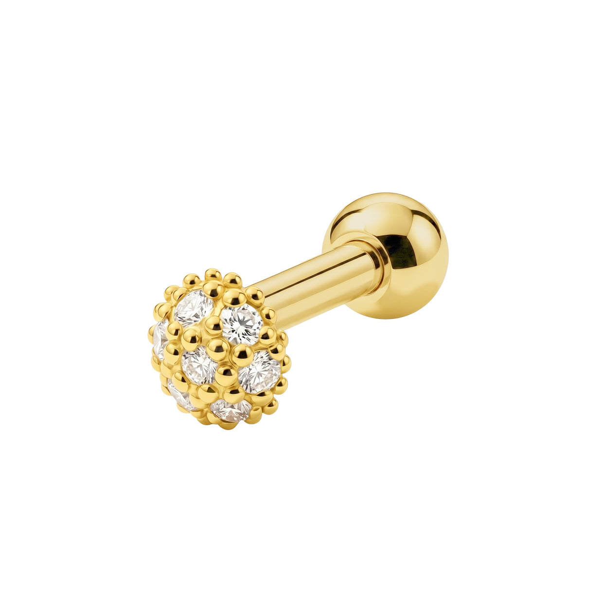 Circle CZ Helix Ear Piercing TIP-3738