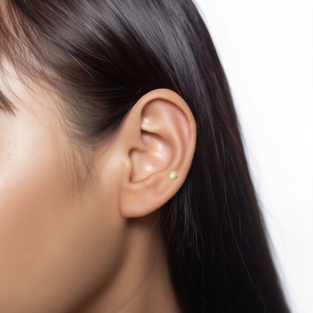Circle CZ Helix Ear Piercing TIP-3739