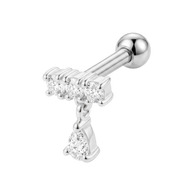 Crystal Drop Helix Ear Piercing TIP-3743
