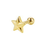 Plain Star Helix Ear Piercing TIP-3757