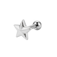 Plain Star Helix Ear Piercing TIP-3757