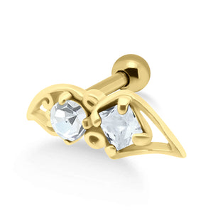 Petal Wing Sparkle Helix Ear Piercing TIP-931