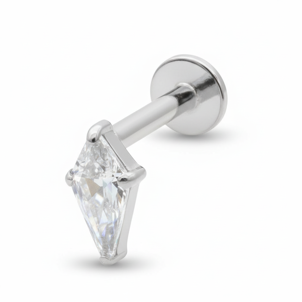 Titanium Brilliant Sparkle Helix Ear Piercing TLBP-015