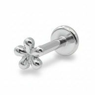 Titanium Flower Helix Ear Piercing TLB-017