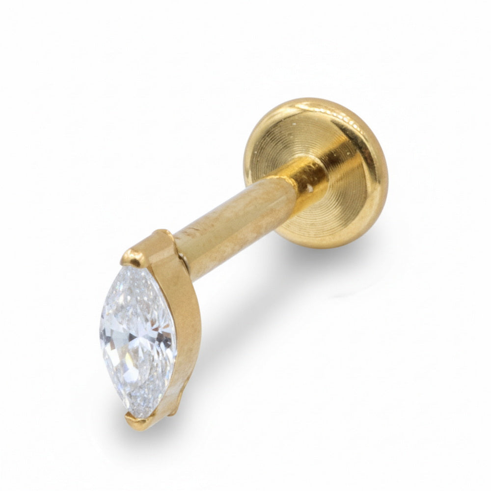 Titanium Pear Drop Helix Ear Piercing TLBP-021