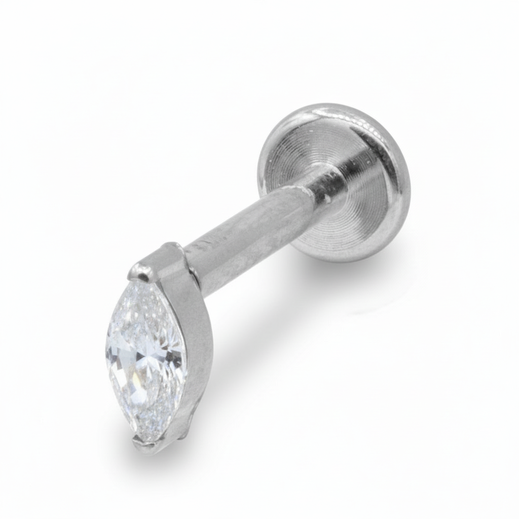 Titanium Pear Drop Helix Ear Piercing TLBP-021