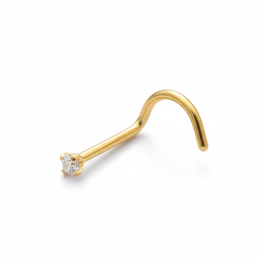 Titanium Nose Stud TNS-002