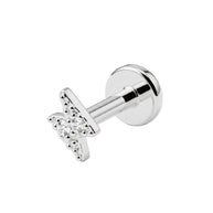 Thunder with CZ Flatback TRP-2819
