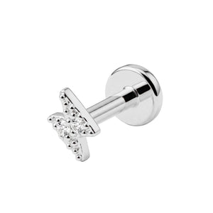 Thunder with CZ Flatback TRP-2819