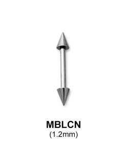 Barbells Cone Basic Face Piercing MBLCN