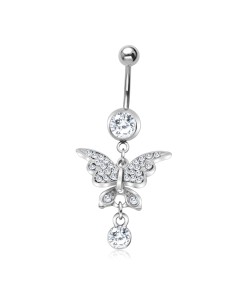 Butterfly Shaped Belly Piercing SBA-606