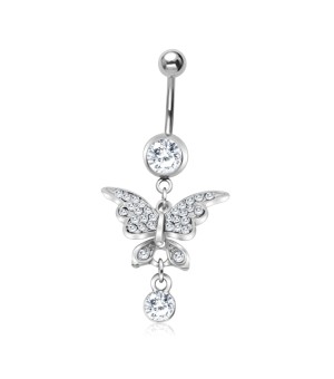 Butterfly Shaped Belly Piercing SBA-606