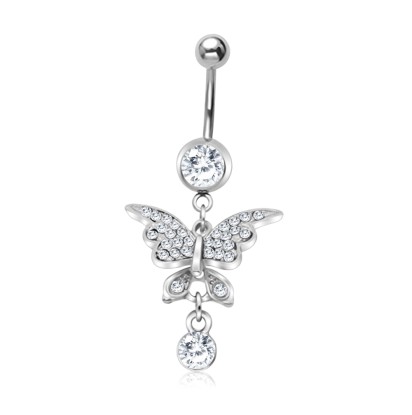 Butterfly Shaped Belly Piercing SBA-606