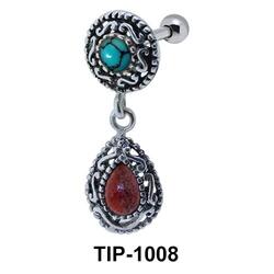 Traditionally Designed Upper Ear Piercing TIP-1008