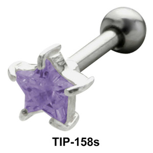 Blue Star Helix Ear Piercing TIP-158s