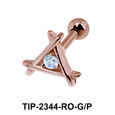 CZ Helix Ear Piercing TIP-2344