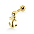 Stone Set Anchor Underwater Helix Ear TIP-2111