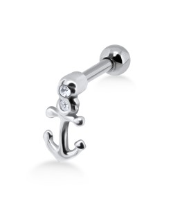 Stone Set Anchor Underwater Helix Ear TIP-2111