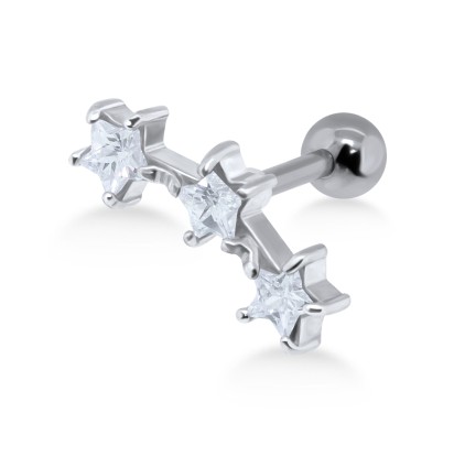 Triple Stars Helix Ear Piercing TIP-2127