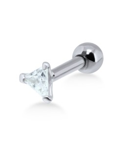 Triangular Stone Helix Ear Piercing TIP-2144