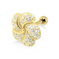 Bloom Flower Shape Helix Ear Piercing TIP-2231