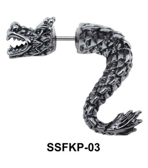 Dragon Shaped Ear Stud SSFKP-03